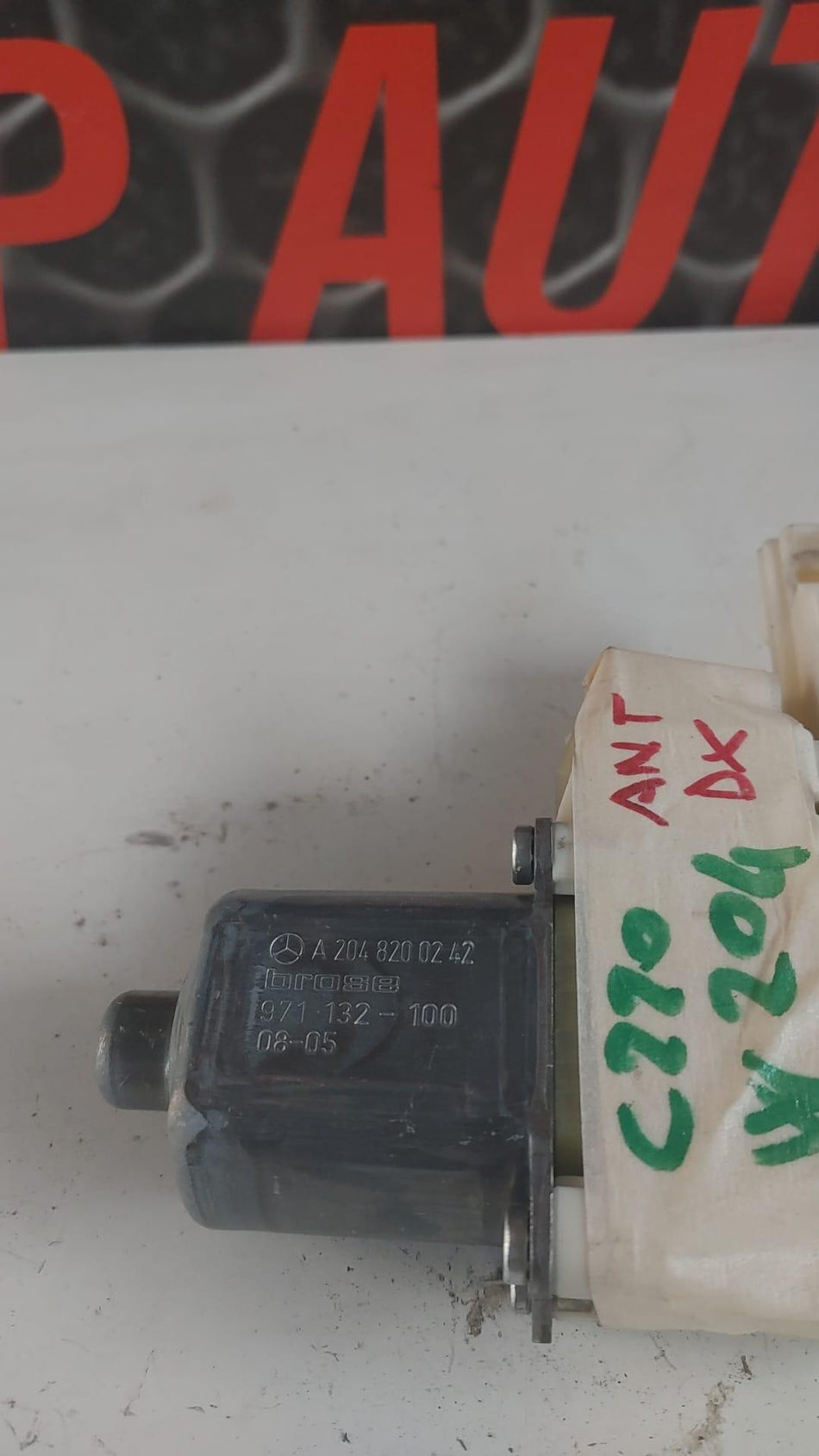 Motorino Alzavetro anteriore destra MERCEDES Classe C S. Wagon W204 2° Serie