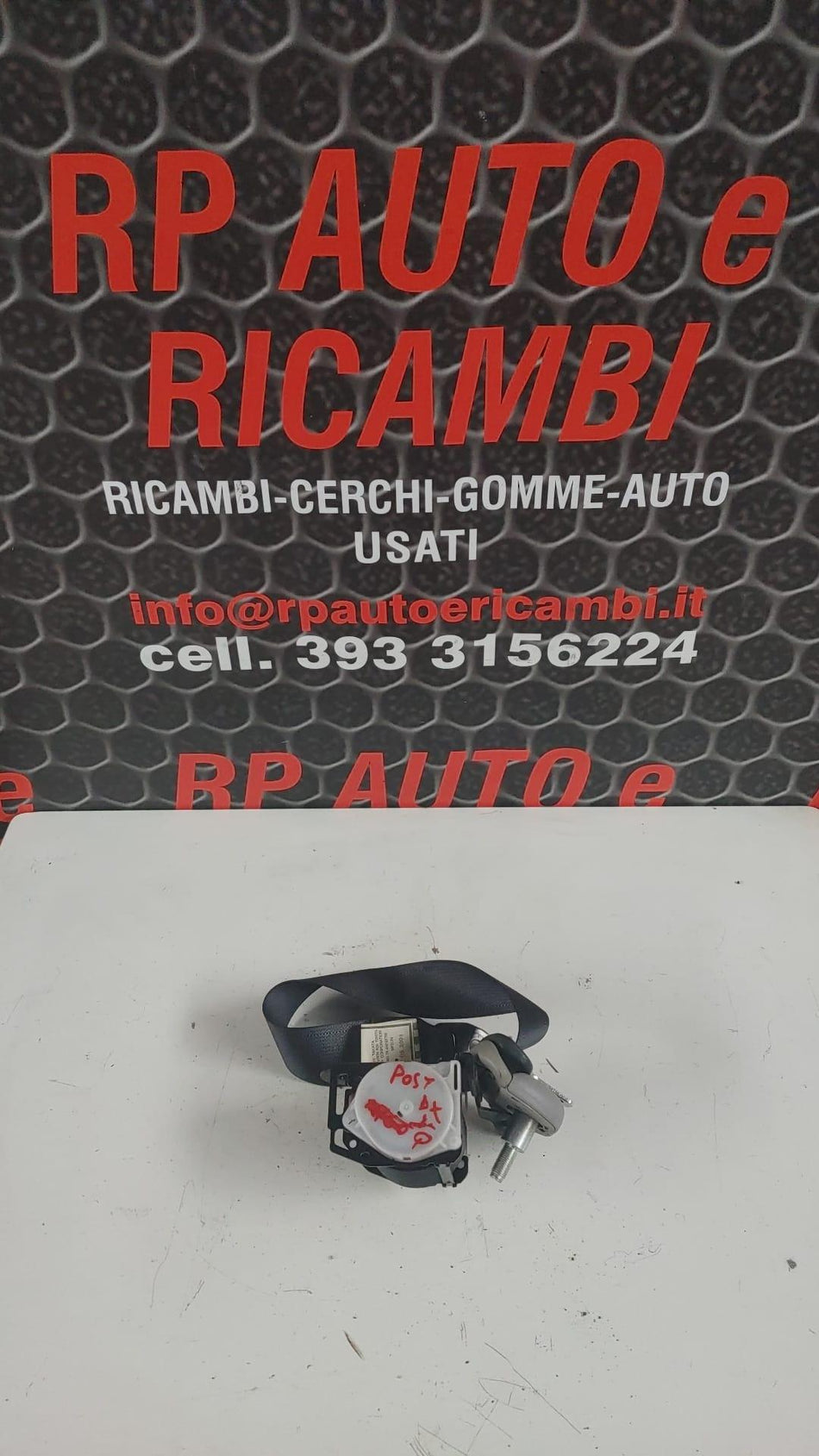 Cintura di sicurezza Posteriore DX TOYOTA IQ 1° Serie