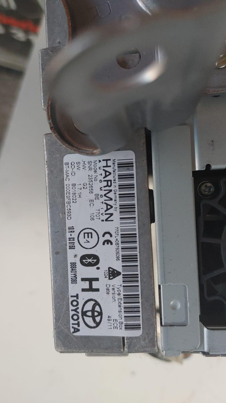 Lettore navigatore autoradio TOYOTA Prius 3° Serie