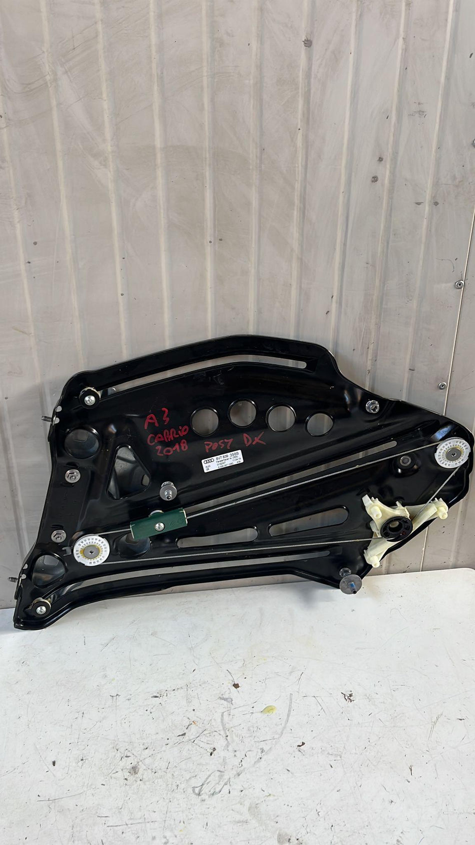 Meccanismo alzavetro Post. DX AUDI A3 Cabriolet Serie (8V7, 8VE) (13>)