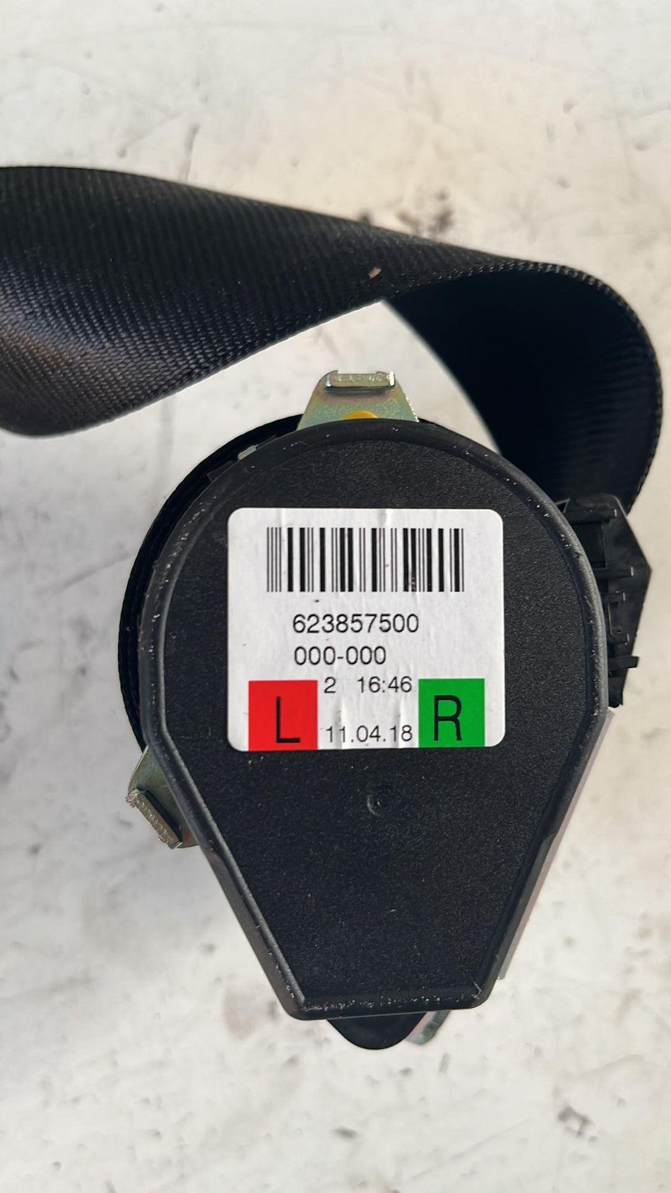Cintura di sicurezza Posteriore DX AUDI A3 Cabriolet Serie (8V7, 8VE) (13>)