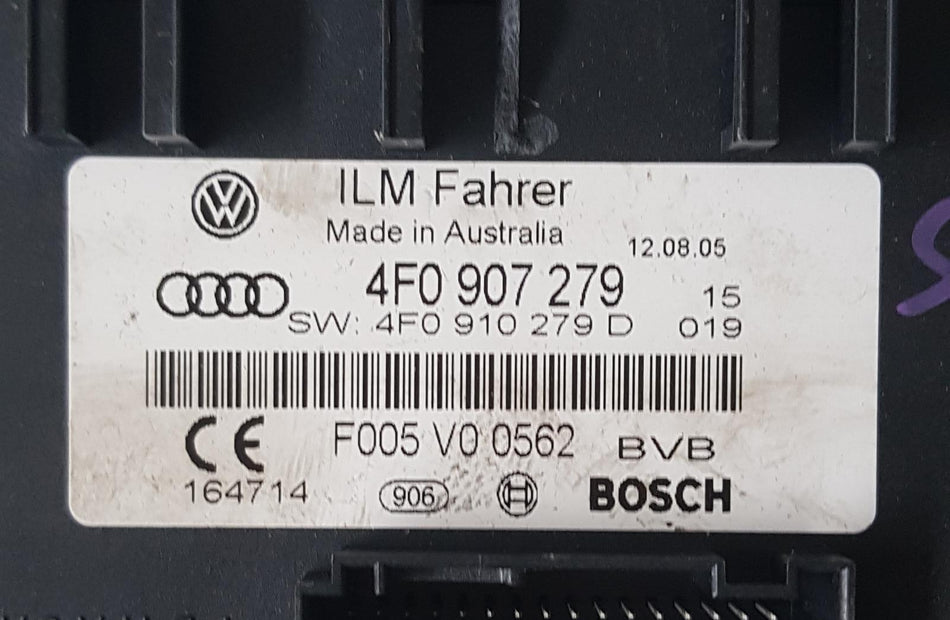 Centralina Comfort AUDI A6 Avant Serie C6 (4F5) (04>12)