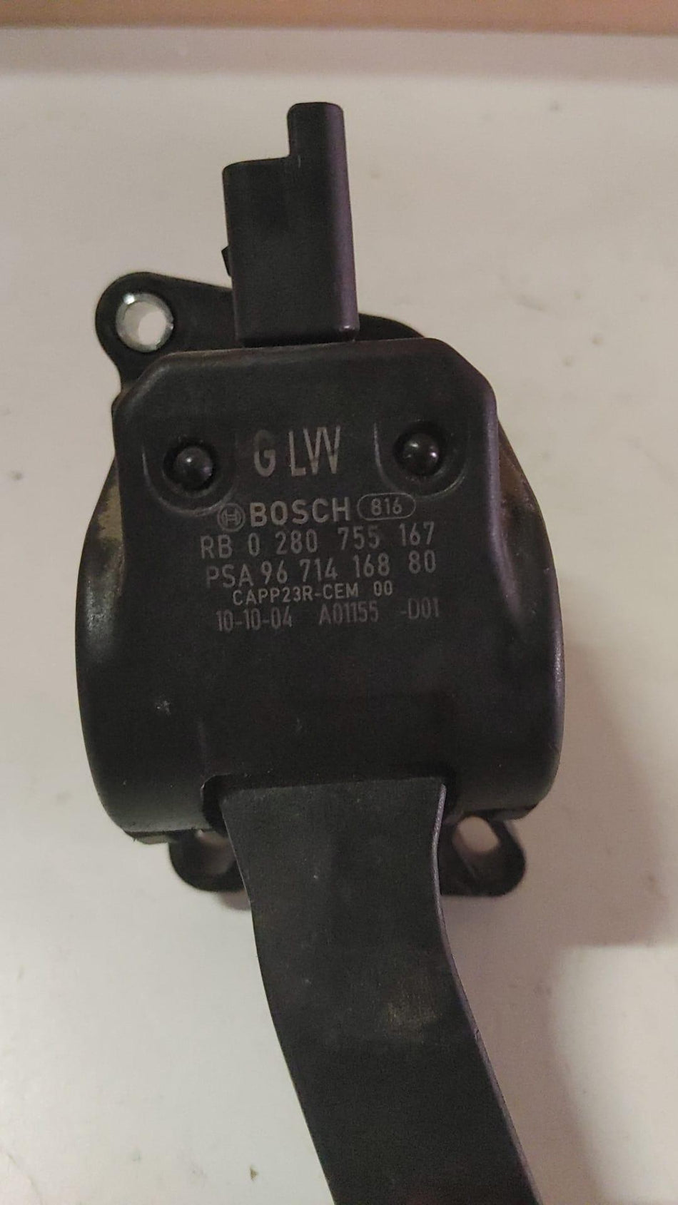 Pedale acceleratore PEUGEOT 3008 Serie (09>16)