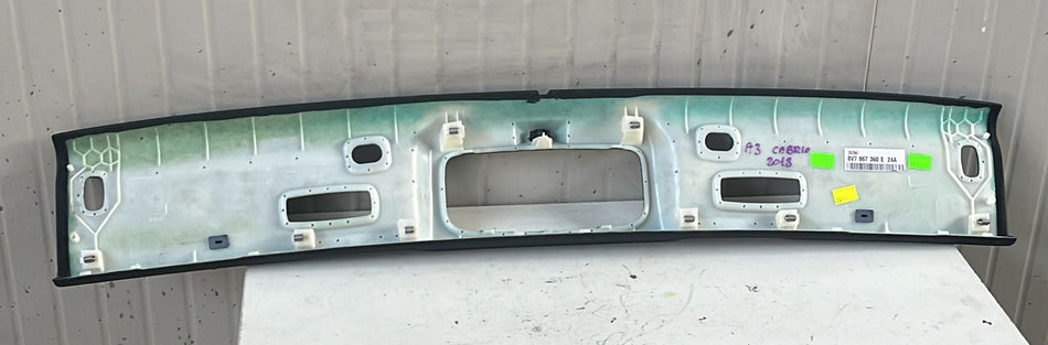 RIVESTIMENTO COPRIBAGAGLI APERTURA CAPOTE AUDI A3 Cabriolet Serie (8V7, 8VE) (13>)