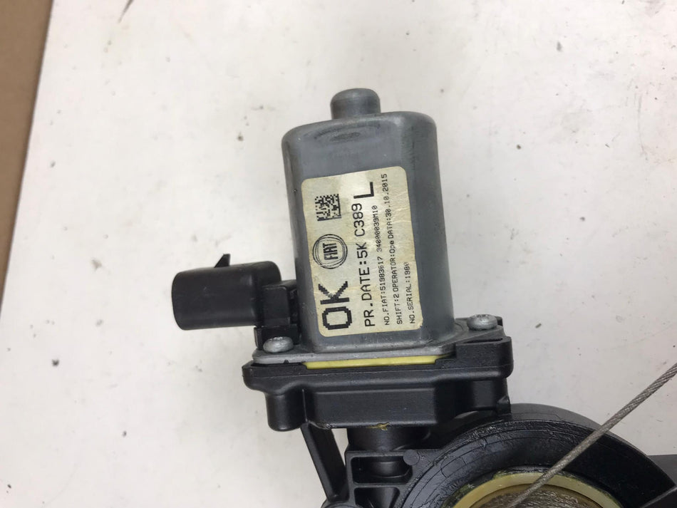 Motorino Alzavetro Anteriore Sinistro FIAT Panda 3° Serie