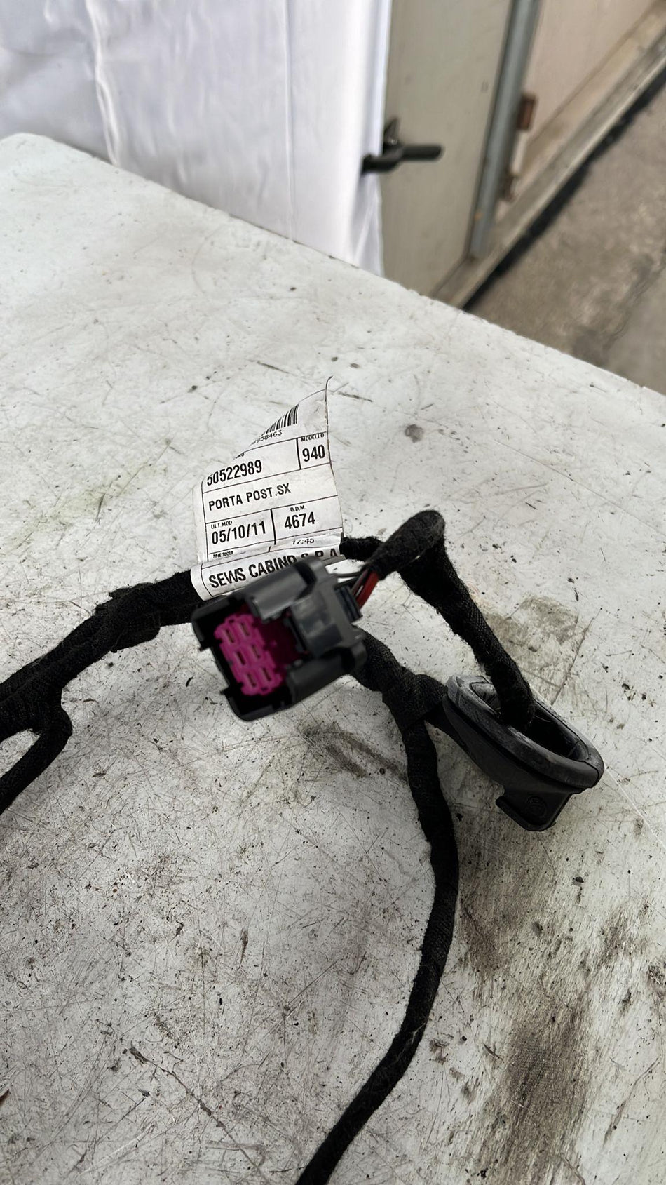 Cablaggio Porta Post SX ALFA ROMEO Giulietta Serie (940_) (10>13)