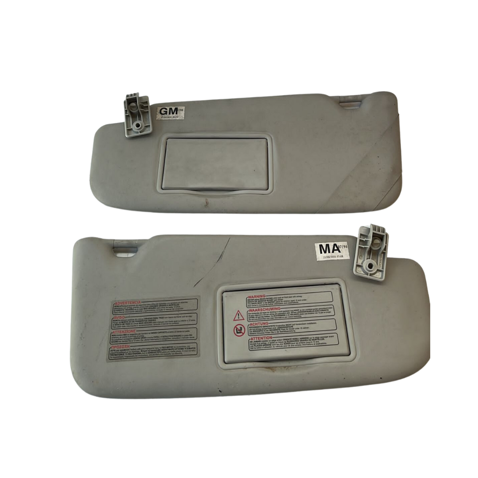 Coppia parasole Dx e SX NISSAN Qashqai 2° Serie