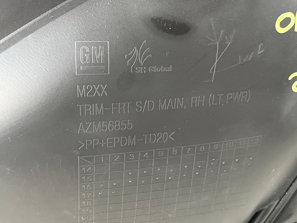 Pannello anteriore destro OPEL Karl Serie