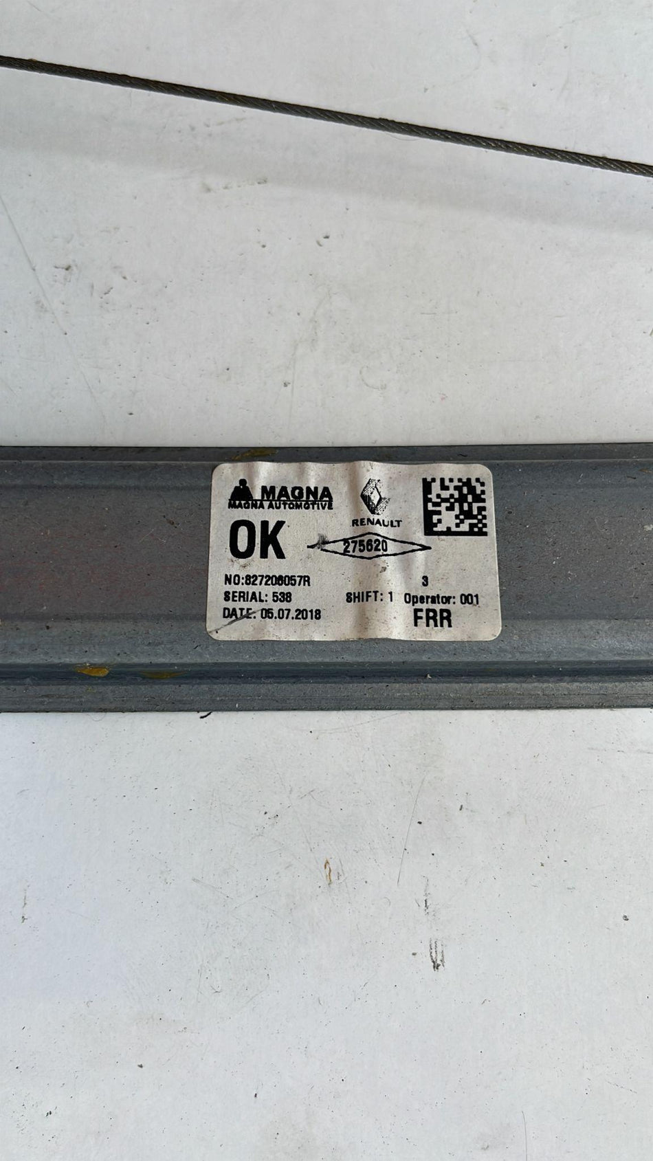 Motorino Alzavetro posteriore destra DACIA Sandero Serie STEPWAY