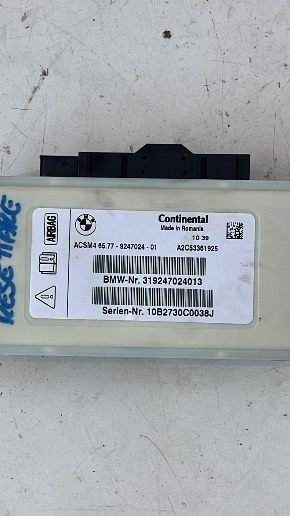 Centralina Airbag BMW X3 2° Serie