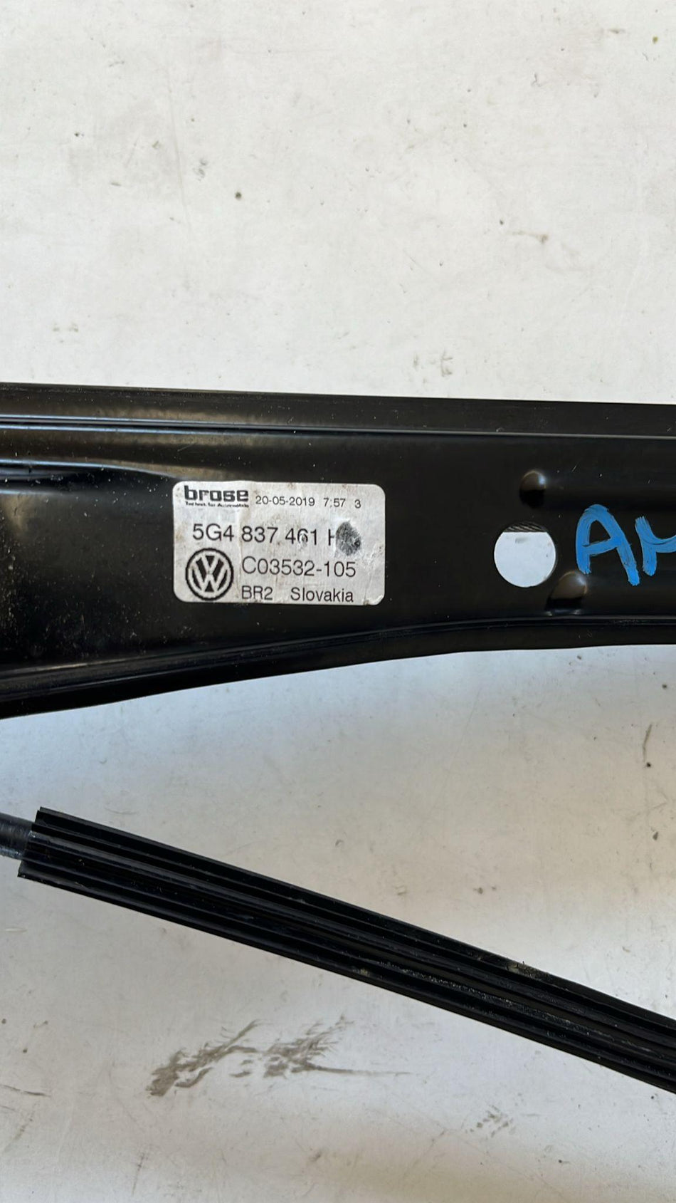 Meccanismo alzavetro Ant. SX VOLKSWAGEN Golf 7 Berlina (12>)