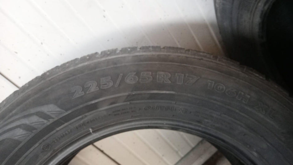 4 Gomme invernali usate NOKIAN 225/65 R17