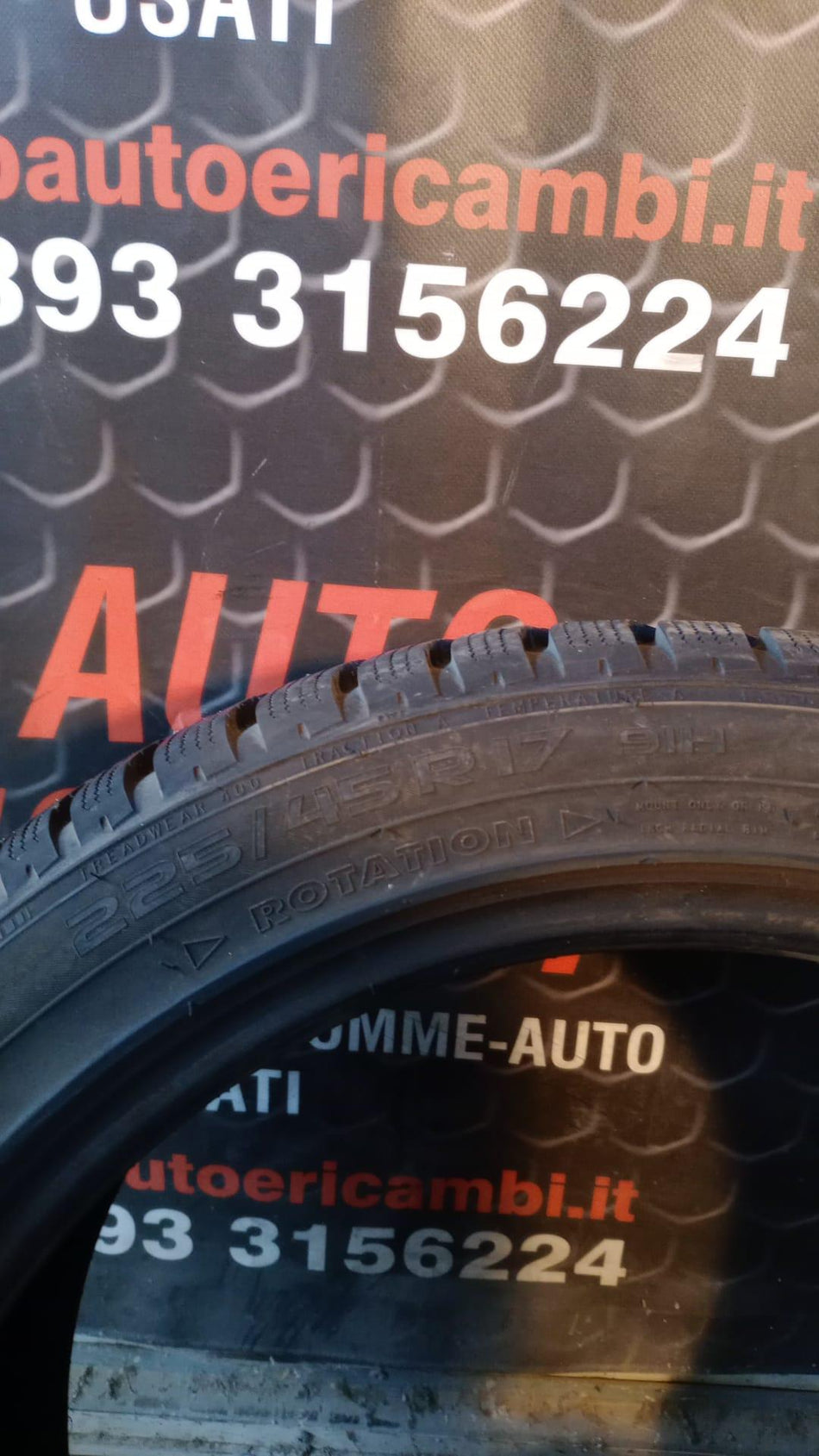 4 Gomme invernali usate NOKIAN 225/45 R17