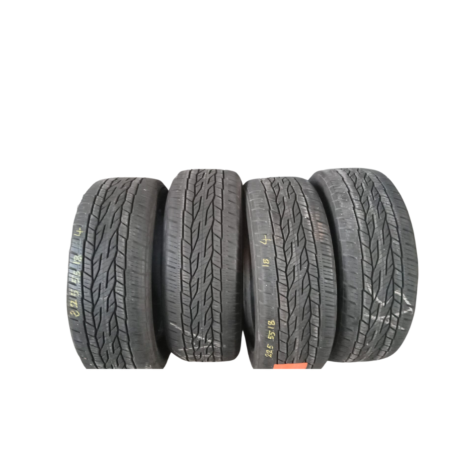 4 Gomme invernali usate CONTINENTAL 225/55 R18