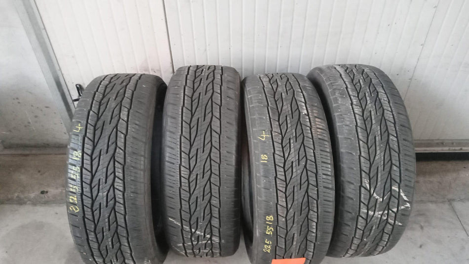 4 Gomme invernali usate CONTINENTAL 225/55 R18