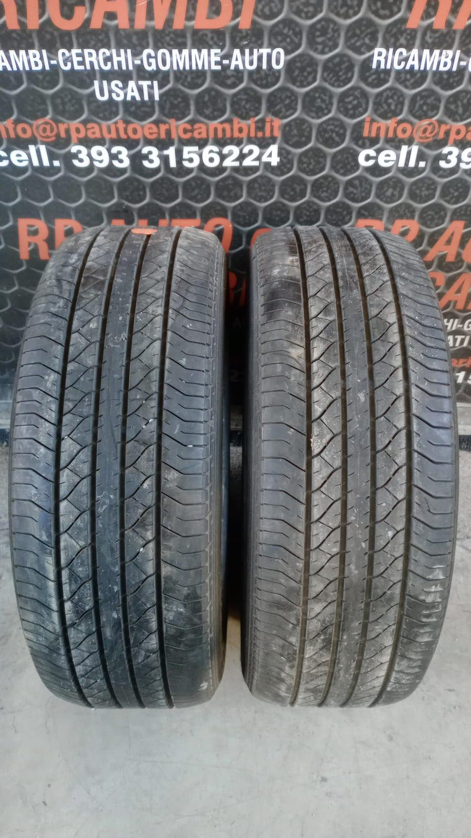 2 Gomme estive usate DUNLOP 235/55 R19