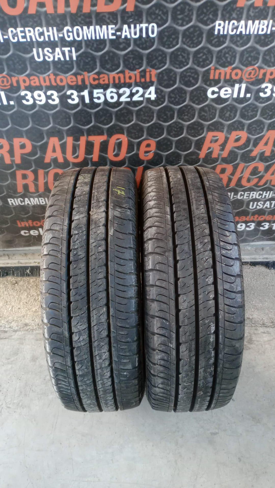2 Gomme estive usate GOODYEAR 195/60 R16C
