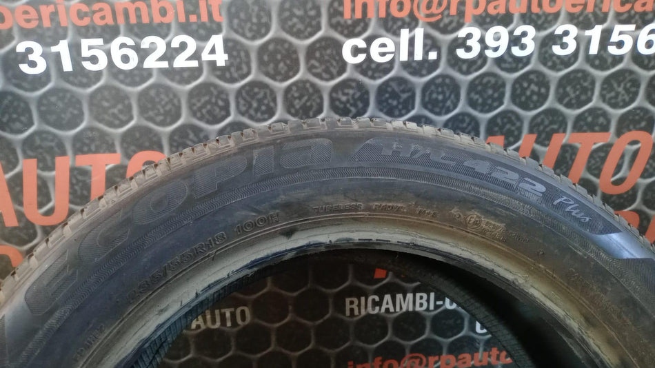 4 Gomme estive usate BRIDGESTONE 235/55 R18