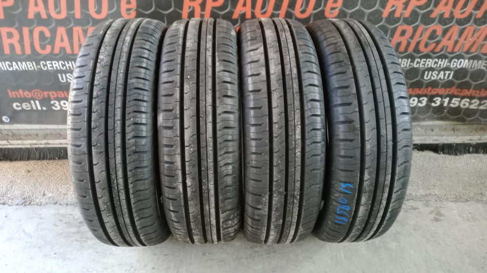 4 Gomme estive usate CONTINENTAL 165/60 R15