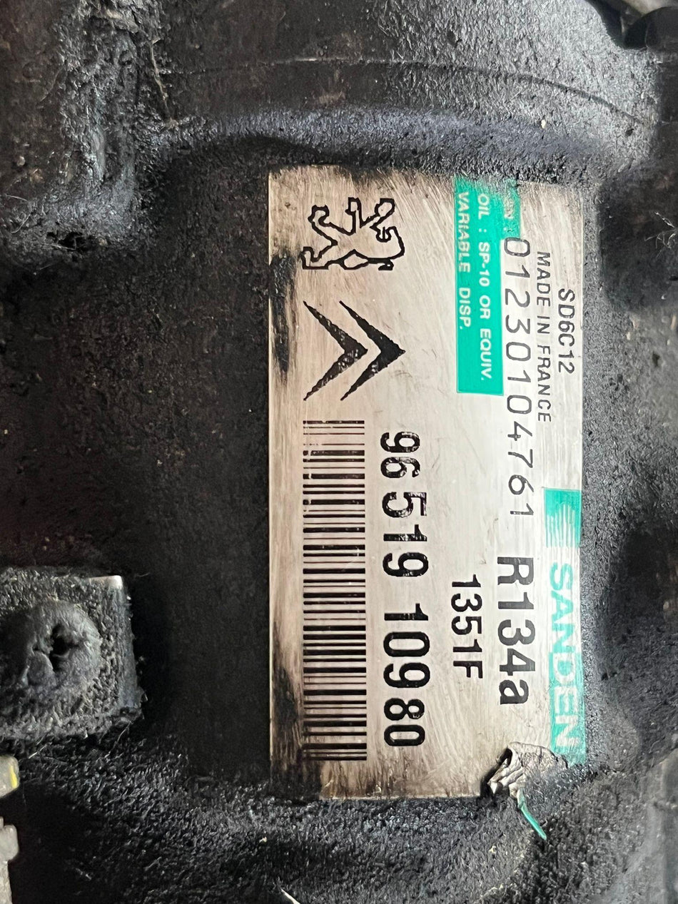 Compressore A/C PEUGEOT 207 2° Serie