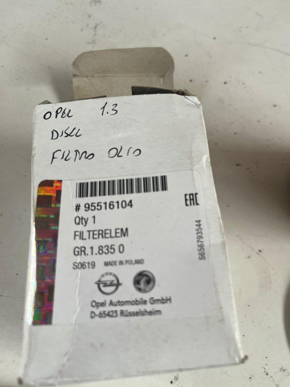 Filtro olio OPEL Corsa D 3P 1° Serie