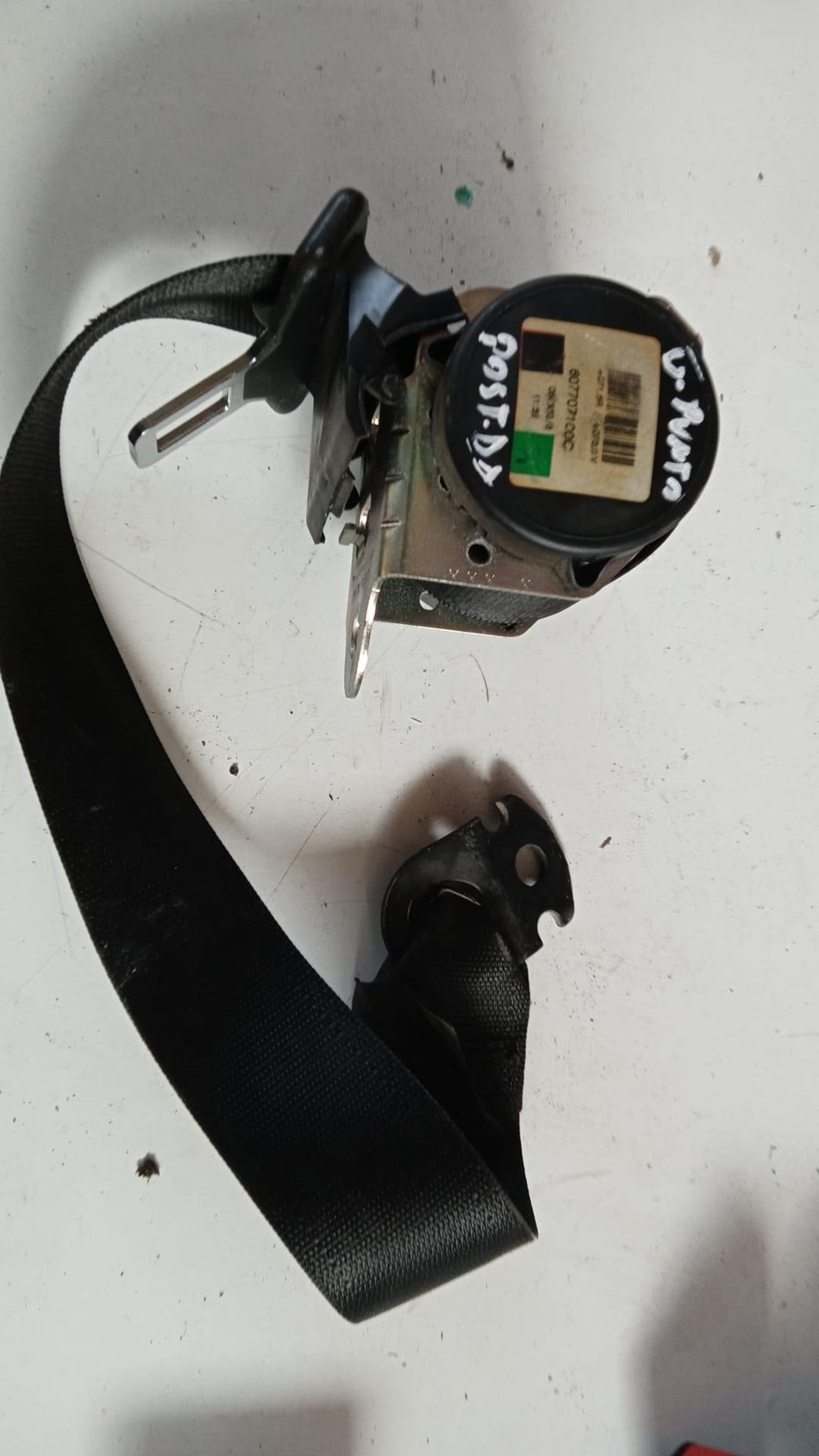 Cintura di sicurezza Posteriore DX FIAT Grande Punto 1° Serie