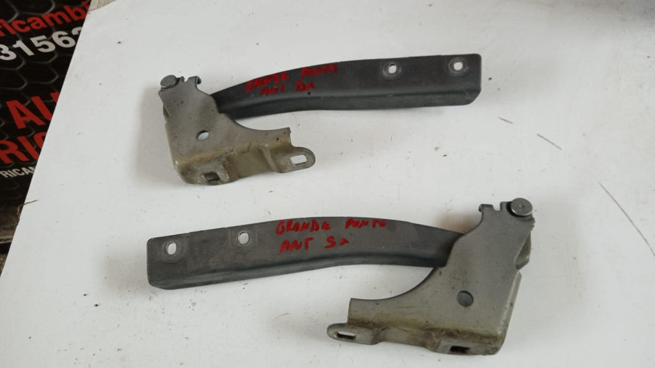Cerniere cofano anteriore dx e sx FIAT Grande Punto 1° Serie