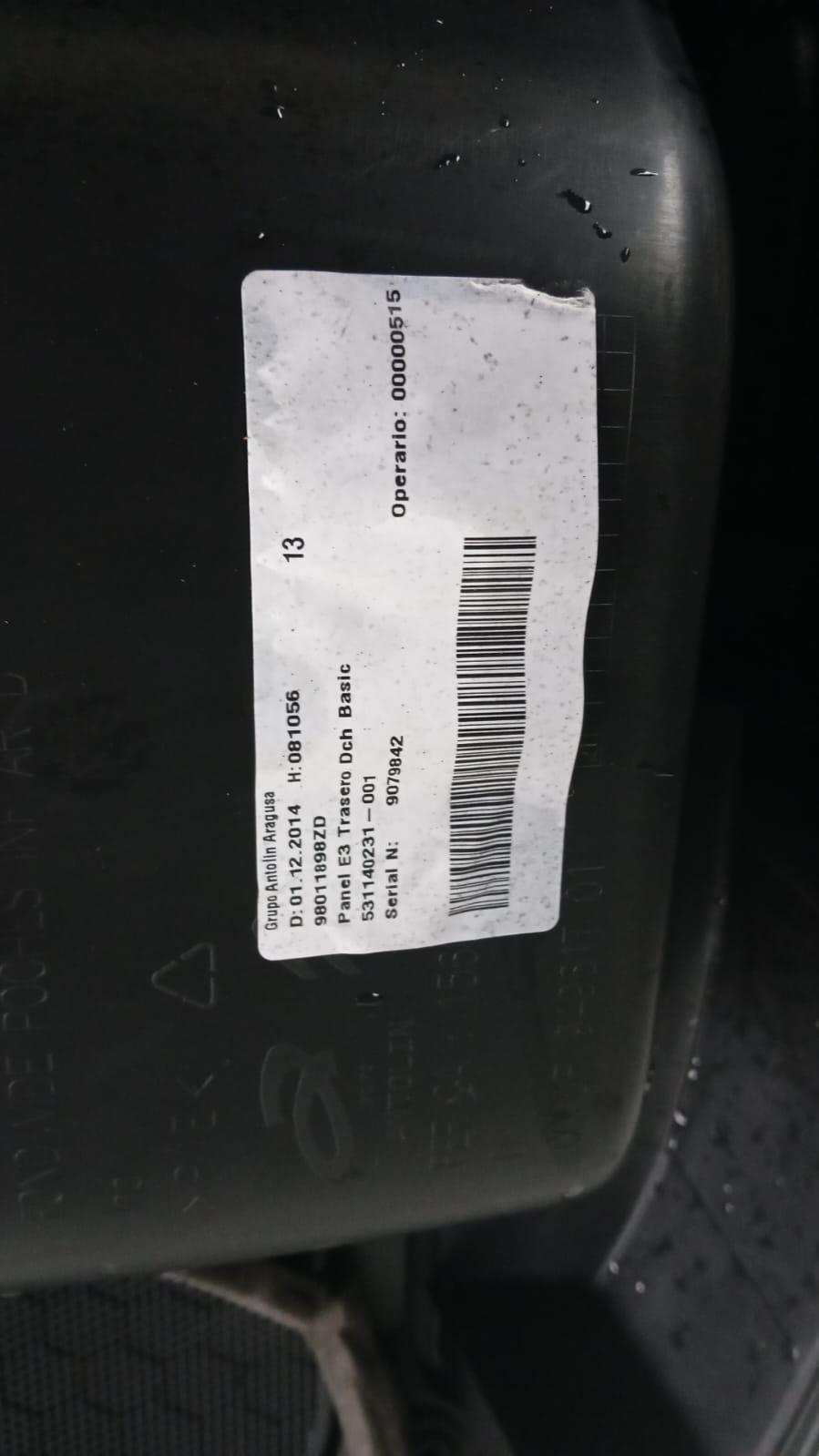 Pannello interno portiera post dx CITROEN C4 Cactus