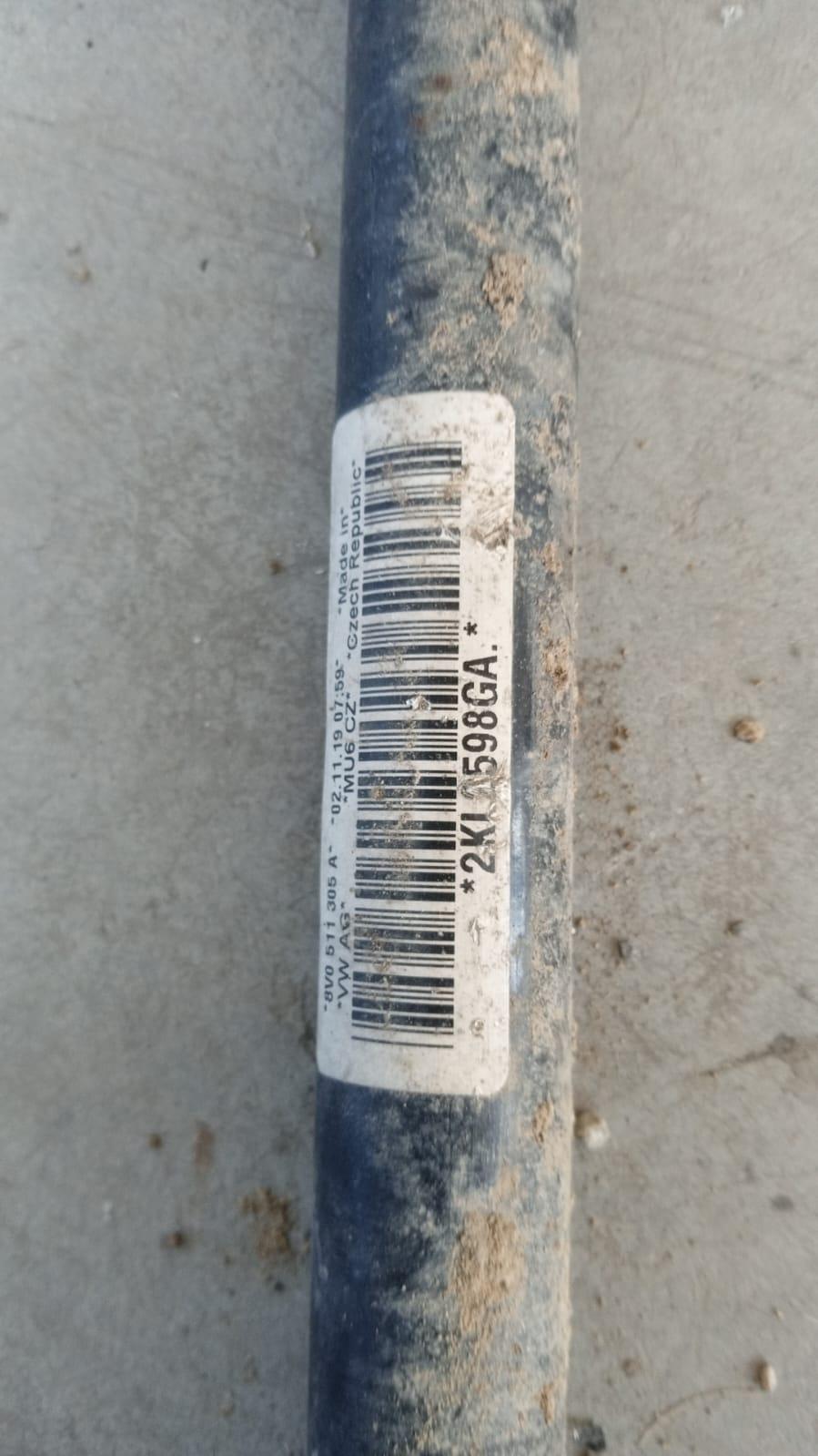 barra torsione anteriore AUDI A3 RS3 Serie (8V) (12>20)