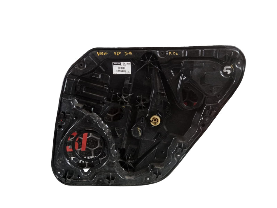 Meccanismo alzavetro Post. DX VOLVO V40 Serie (12>15)