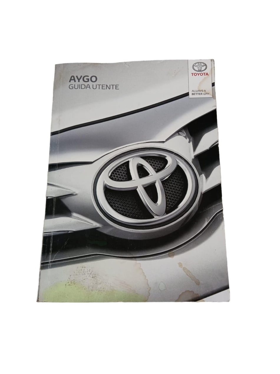 Manuale libretto d'istruzioni TOYOTA Aygo 3° Serie