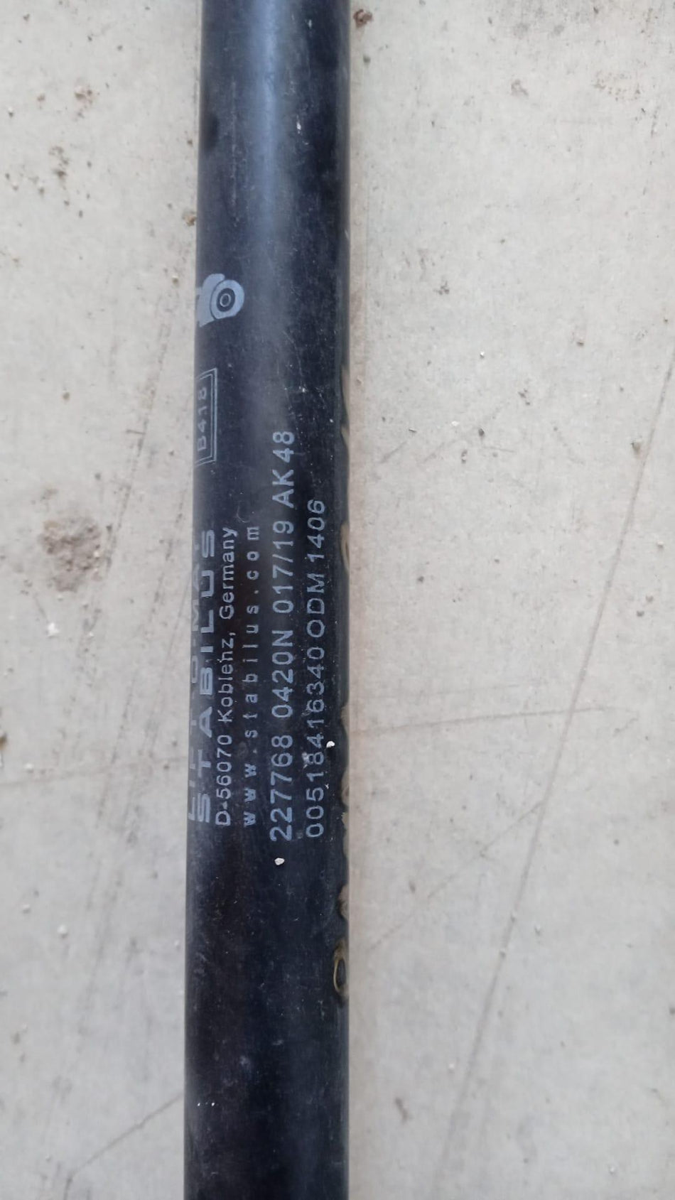Pistoncini cofano Post. FIAT Panda 3° Serie
