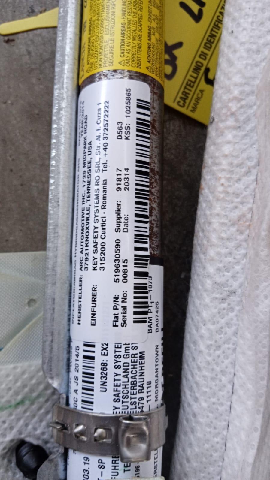 Airbag a tendina laterale passeggero FIAT 500 L Living