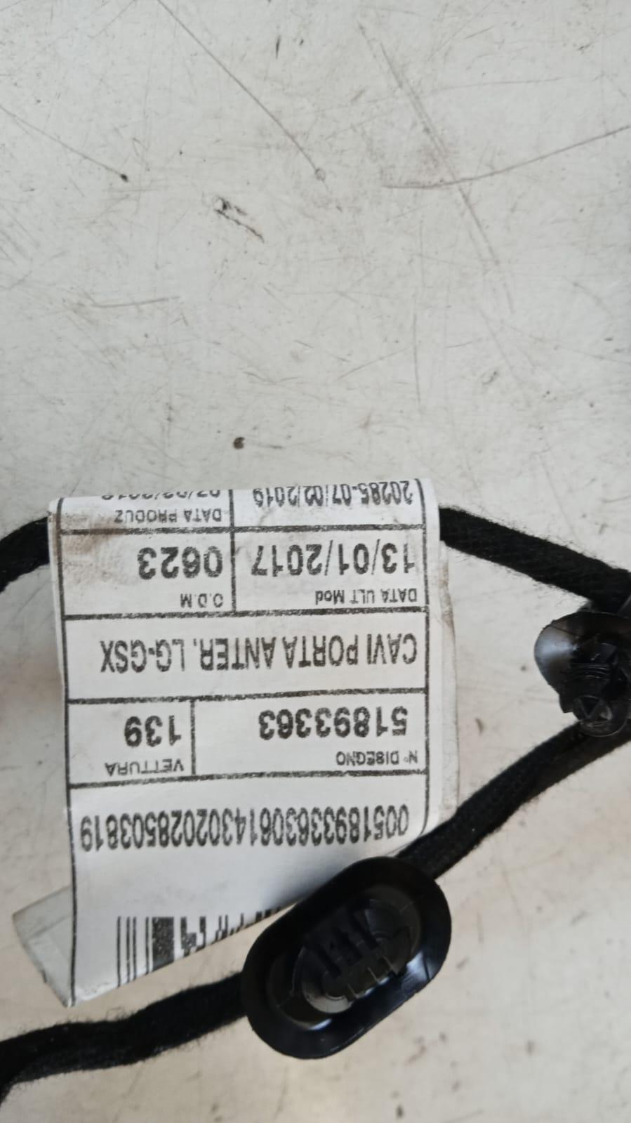 Cablaggio Porta Anteriore Sinistra FIAT Panda 3° Serie