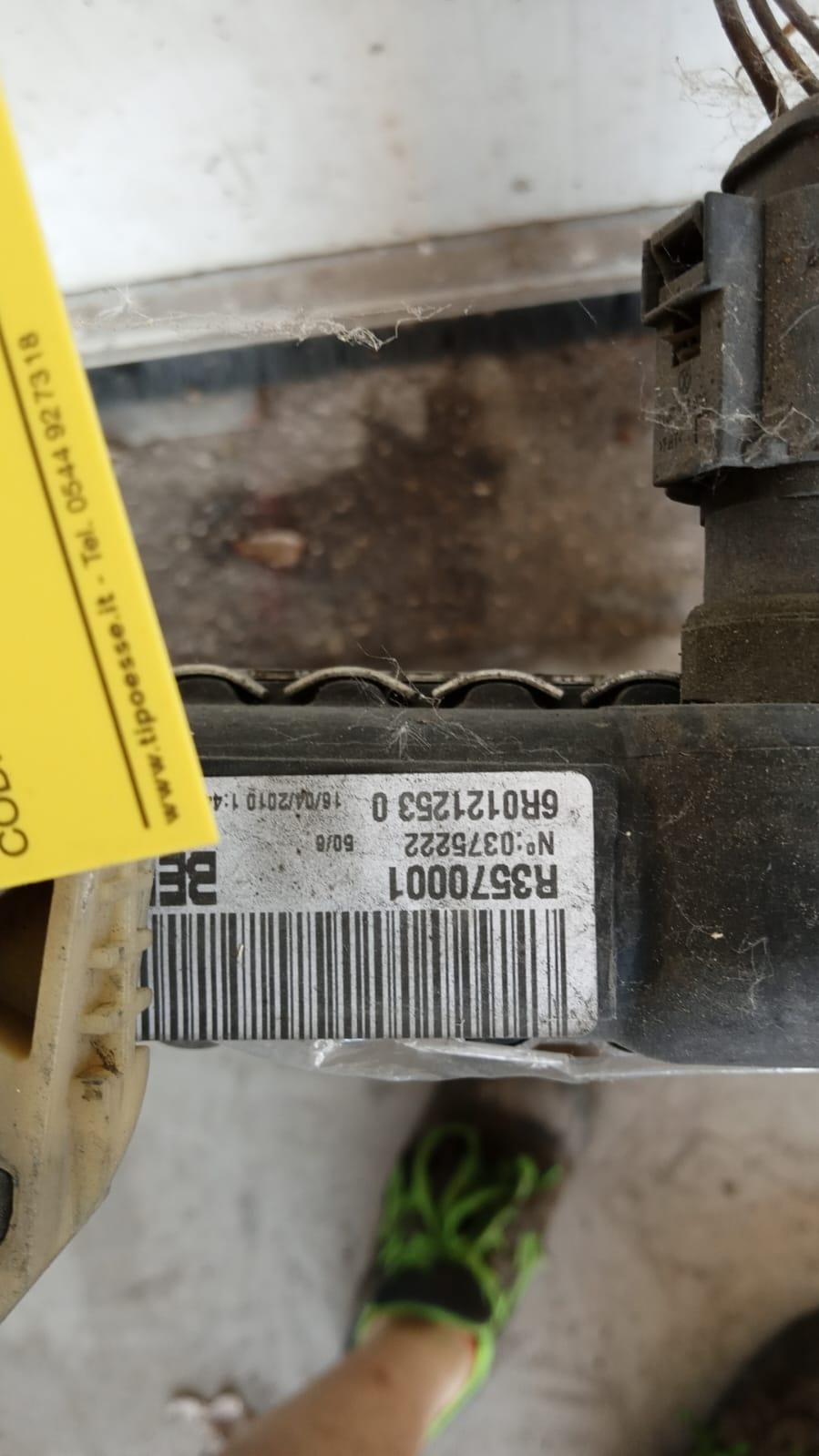 Radiatore acqua VOLKSWAGEN Polo 5° Serie