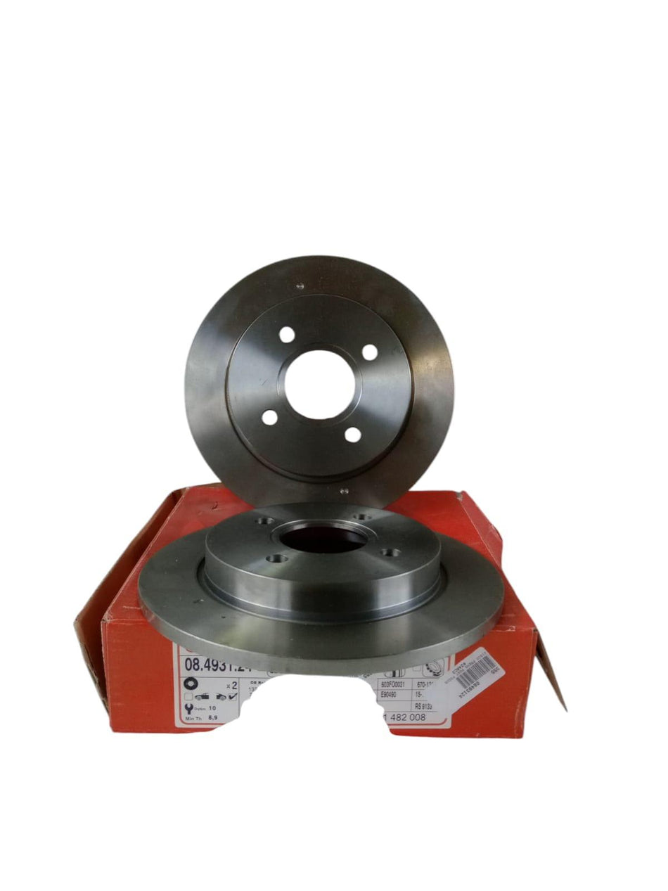 Coppia Dischi Freno Posteriori FORD Fiesta 6° Serie
