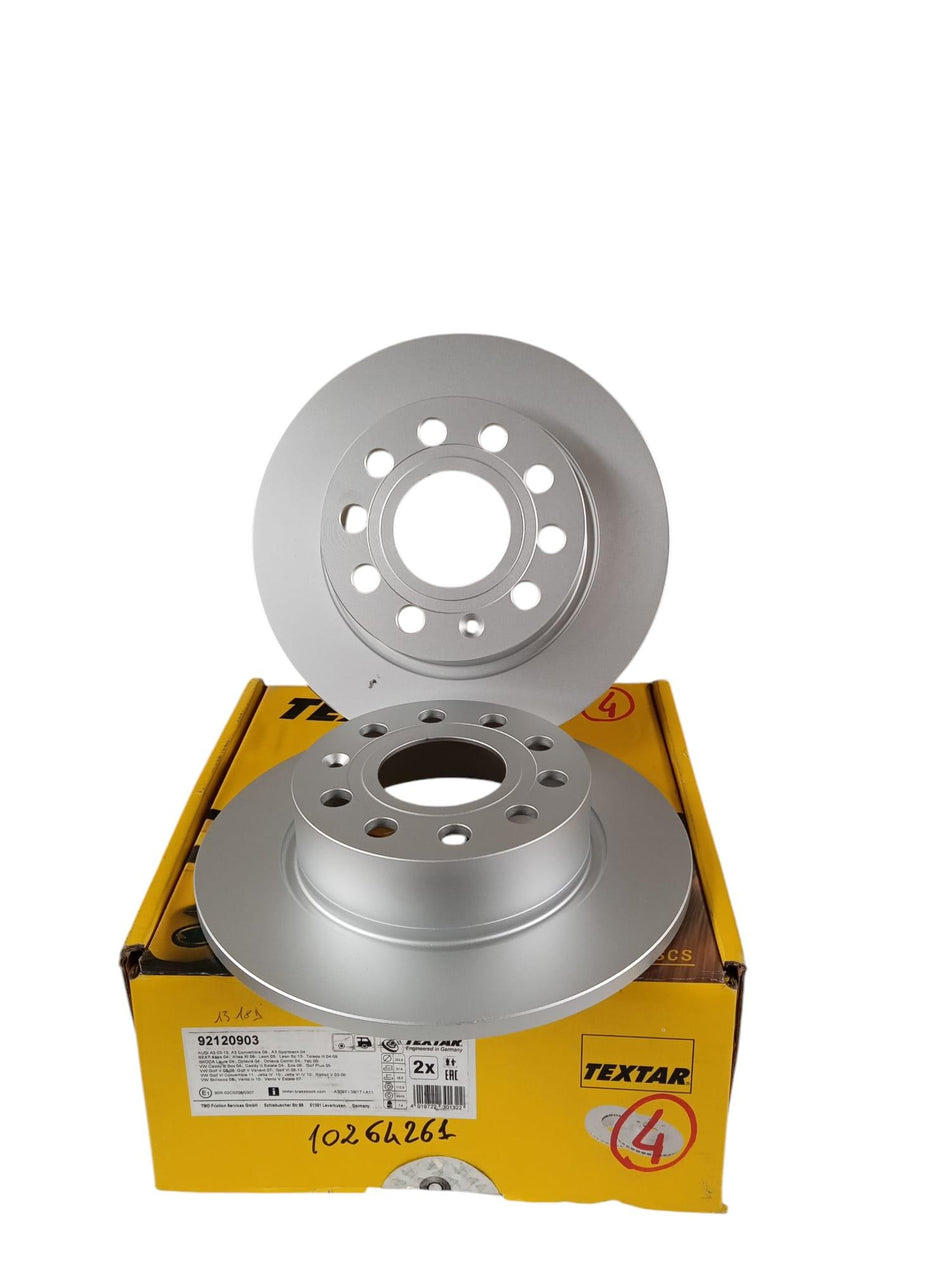 Coppia Dischi Freno Posteriori AUDI A3 Serie (8P1) (03>05)