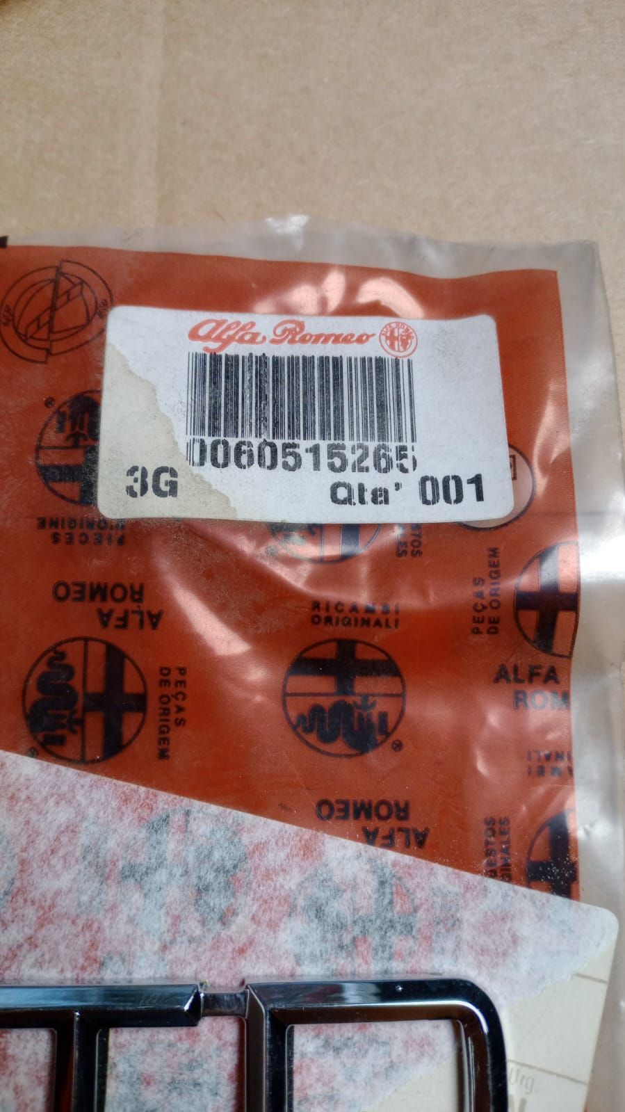 Scritta Adesiva ALFA ROMEO 75 2° Serie
