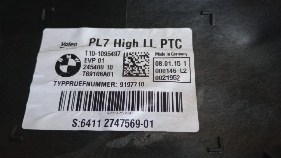 Apparato di Riscaldamento BMW Serie 3 F31 Touring