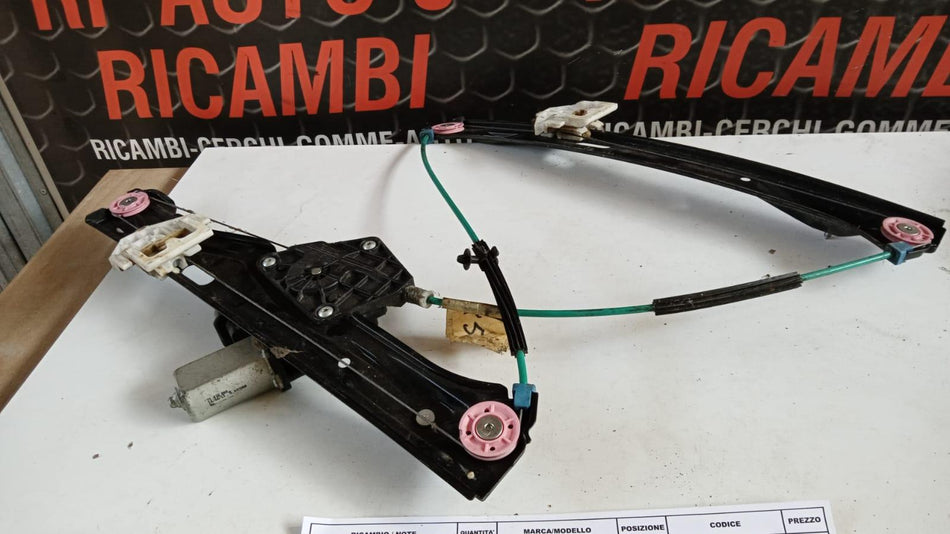 Meccanismo alzavetro Ant. DX BMW Serie 1 F20 (11>19)