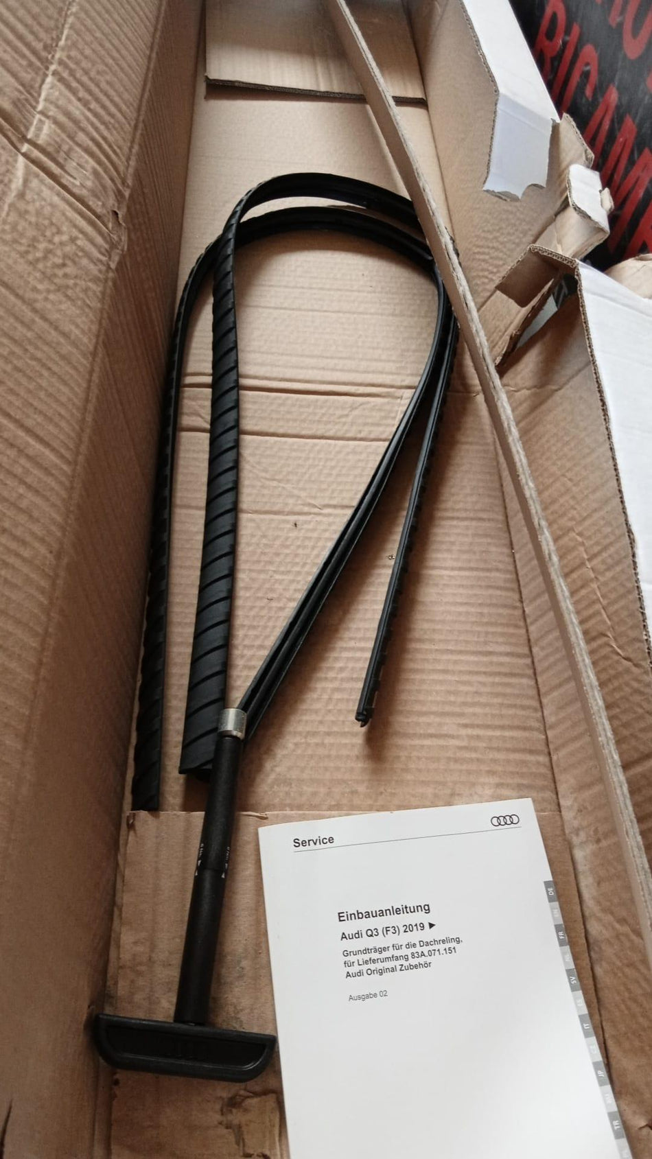 Barre tetto AUDI Q3 Serie (F3B) (18>)