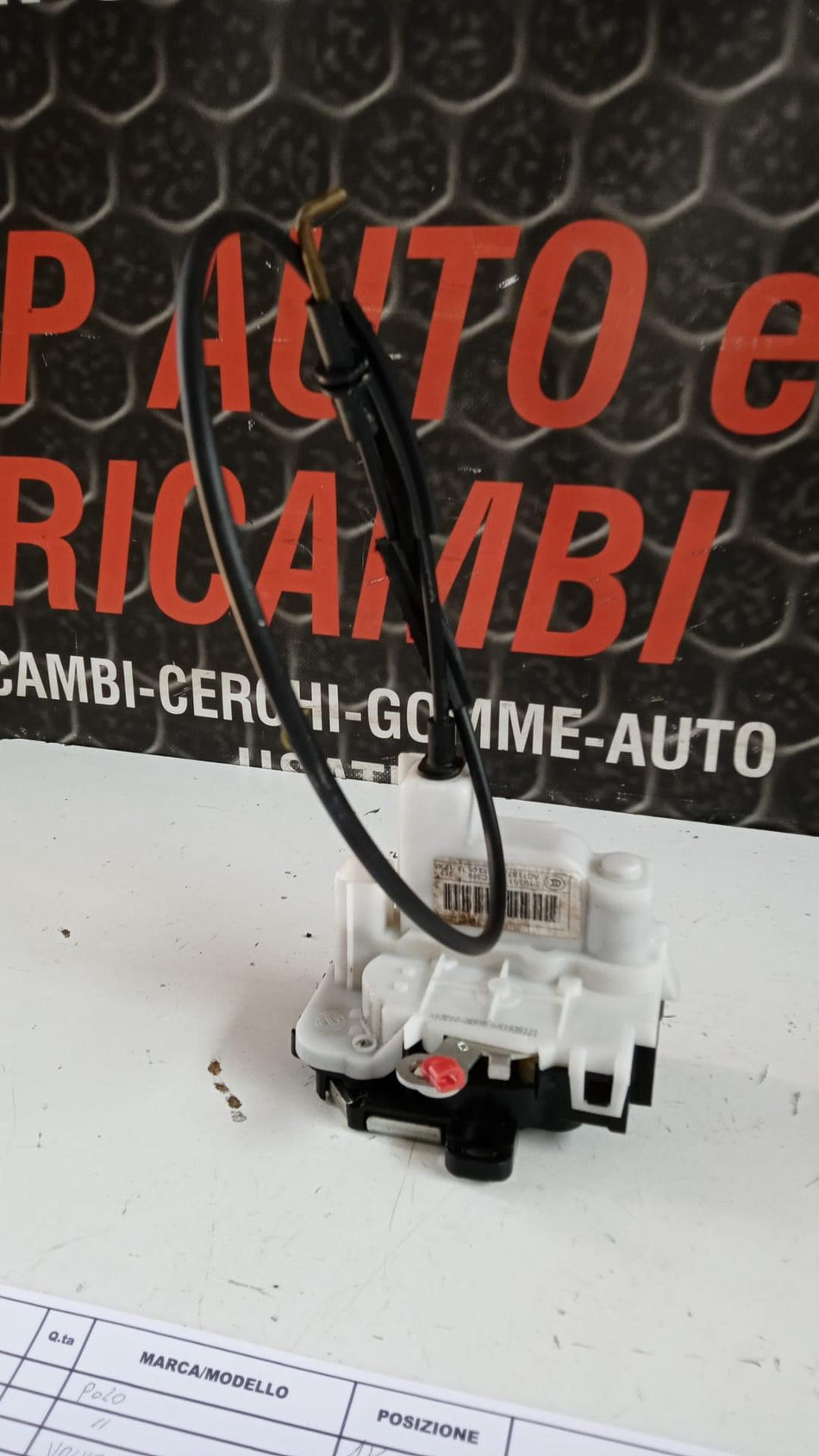 Serratura Anteriore Destra FIAT 500 Serie (07>14)