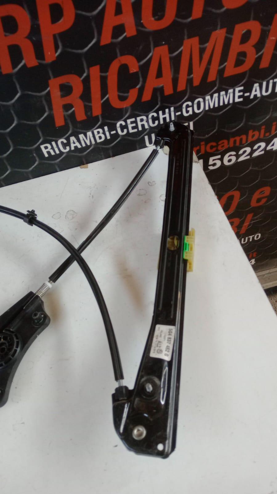Meccanismo alzavetro Ant. DX VOLKSWAGEN Golf 7 Berlina (12>)