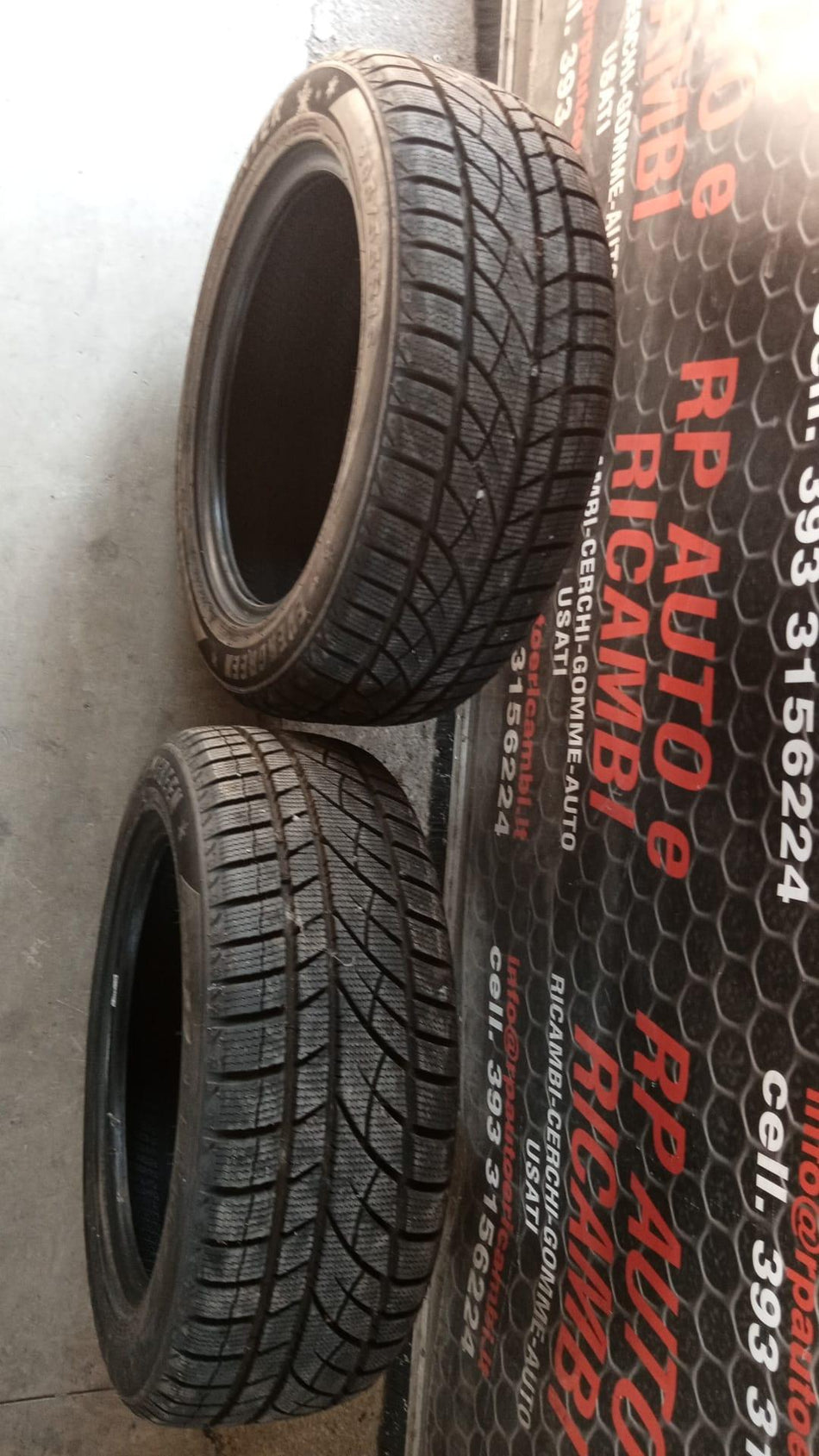 2 Gomme invernali usate EVERGREEN 205/55 R16
