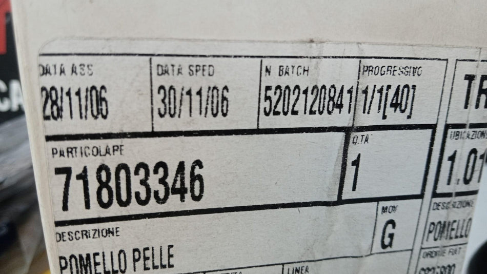 Pomello Cambio FIAT Sedici 2° Serie