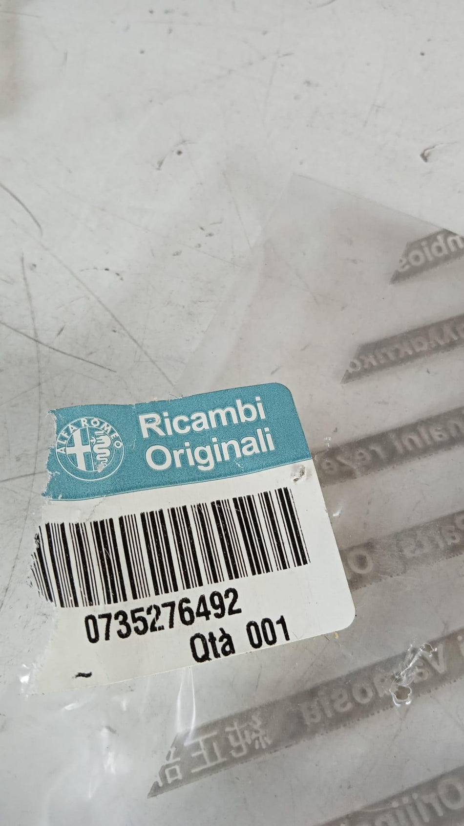 Tappo paraurti anteriore coprigancio FIAT Punto Berlina 5P 2° Serie