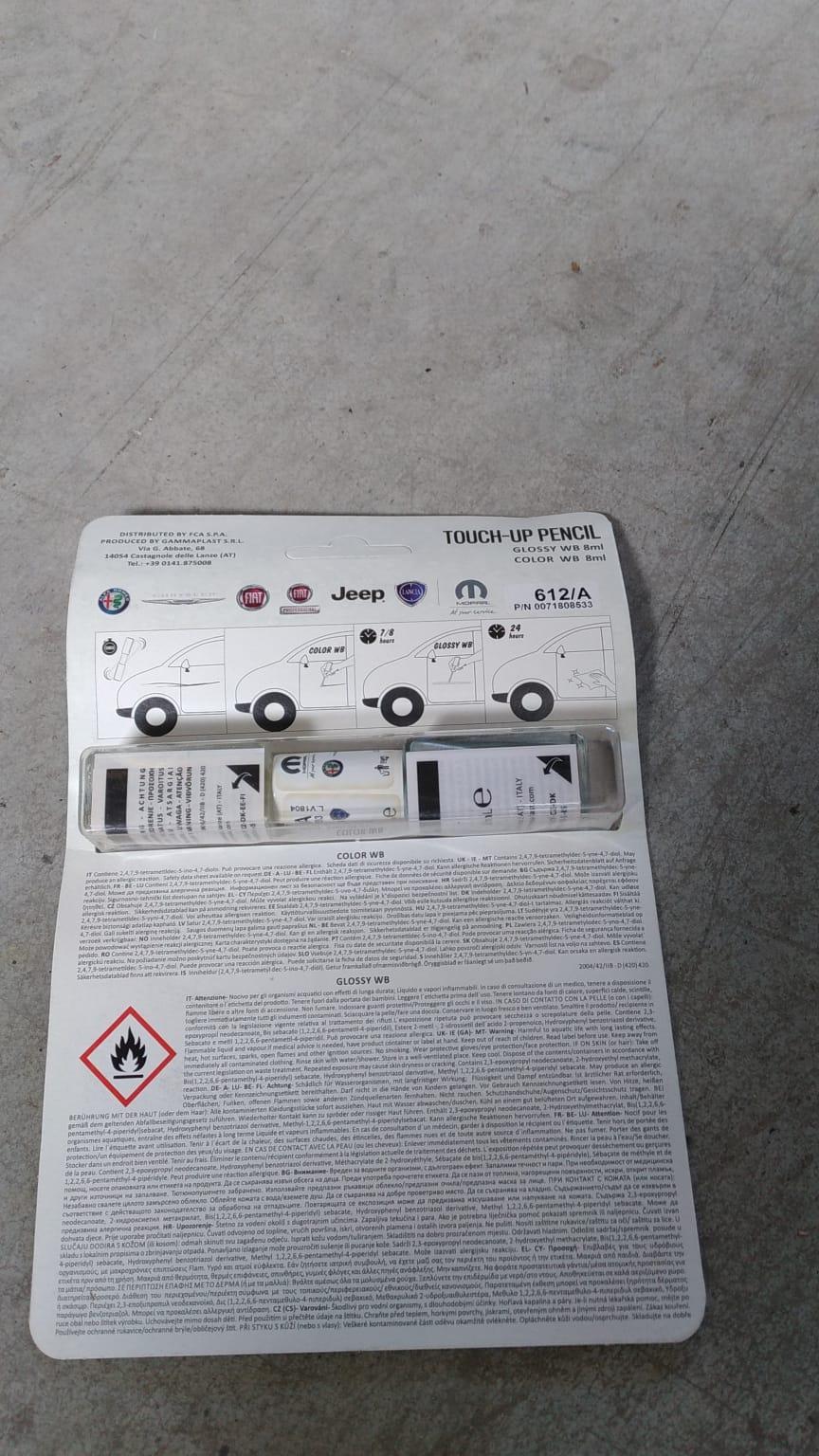Kit Ritocco Ricambi Generici Marche varie serie