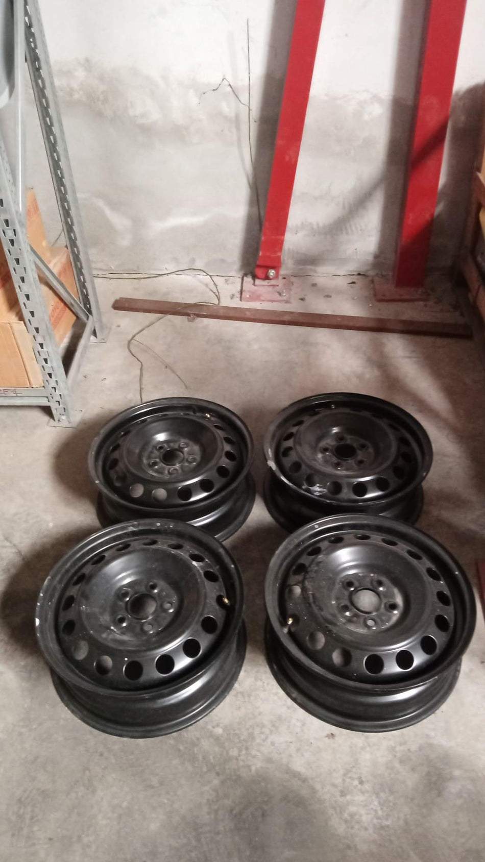 4 Cerchi in FERRO NISSAN Micra 5° Serie