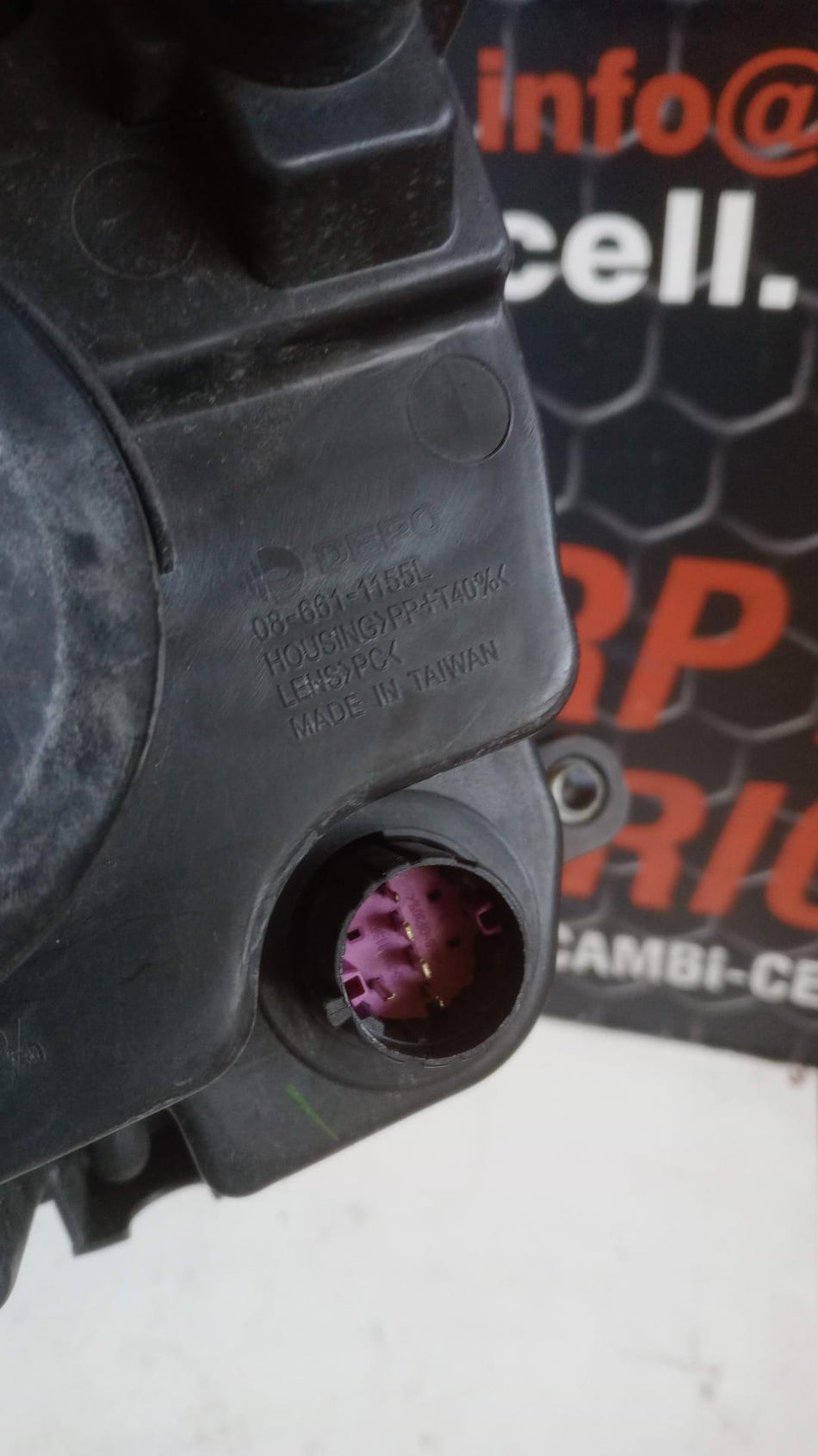 Faro Anteriore Sinistro FIAT 500 Serie (07>14)