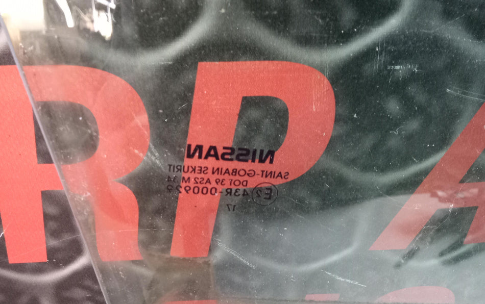 Vetro scendente anteriore sinistro NISSAN Micra Serie